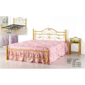 Gold Fashion Popular Metal Painting Bed (608#)